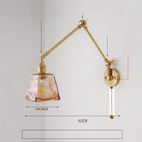 Thumbnail for New Ceramic Copper LED Wall Lamp With Swing Long Arm - Casatrail.com