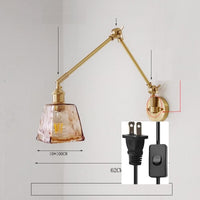 Thumbnail for New Ceramic Copper LED Wall Lamp With Swing Long Arm - Casatrail.com