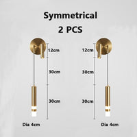 Thumbnail for Nordic Double Head LED Wall Light for Bedrooms - Casatrail.com
