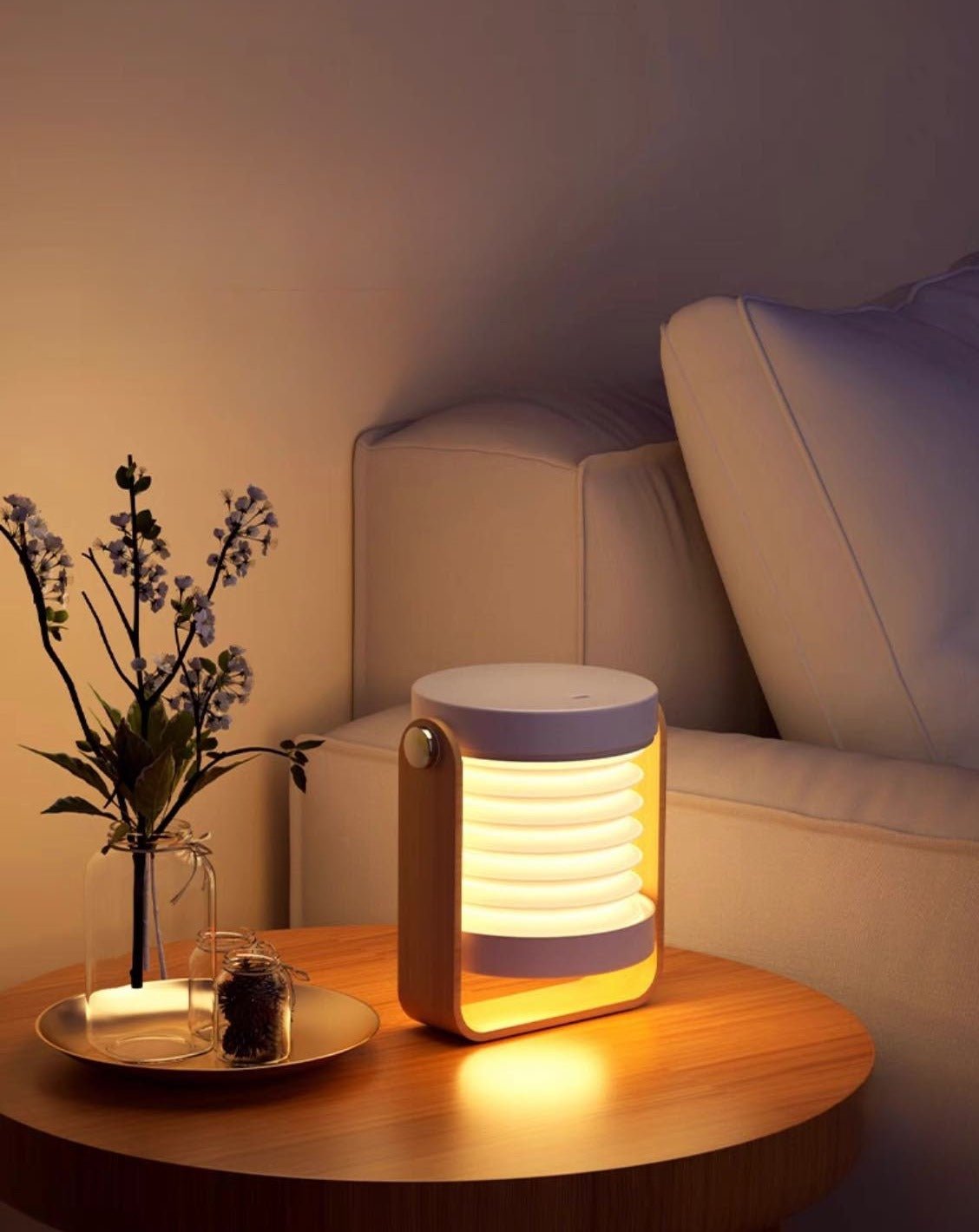 Nordic Foldable Portable Lantern Bedside Table Lamp