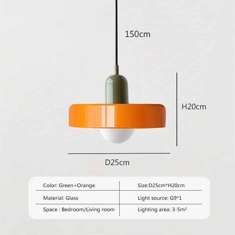 Nordic Glass Pendant Light Single Head Lamp - Casatrail.com