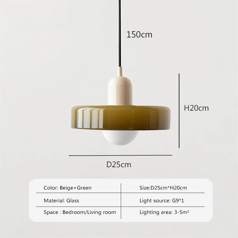 Nordic Glass Pendant Light Single Head Lamp - Casatrail.com