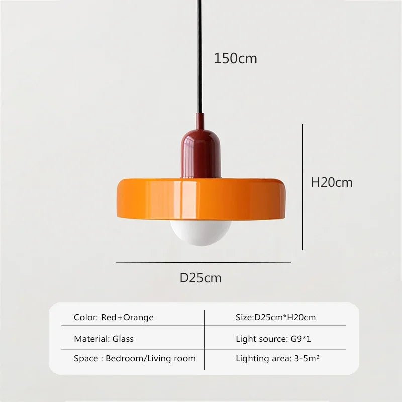 Nordic Glass Pendant Light Single Head Lamp - Casatrail.com
