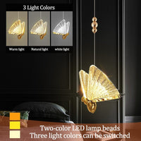 Thumbnail for Nordic LED Butterfly Pendant Lights - Casatrail.com