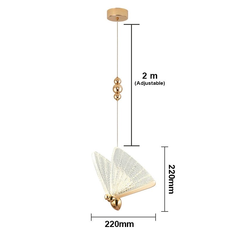 Nordic LED Butterfly Pendant Lights - Casatrail.com