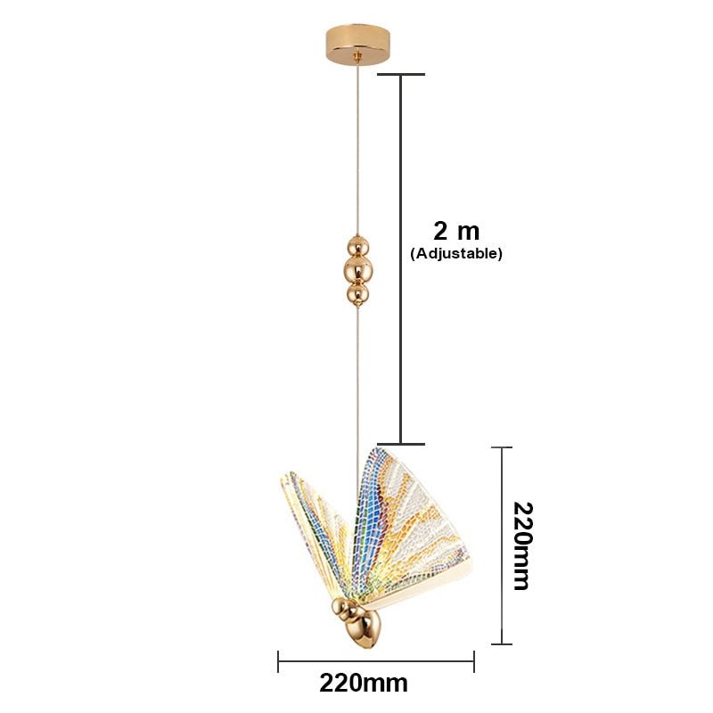 Nordic LED Butterfly Pendant Lights - Casatrail.com