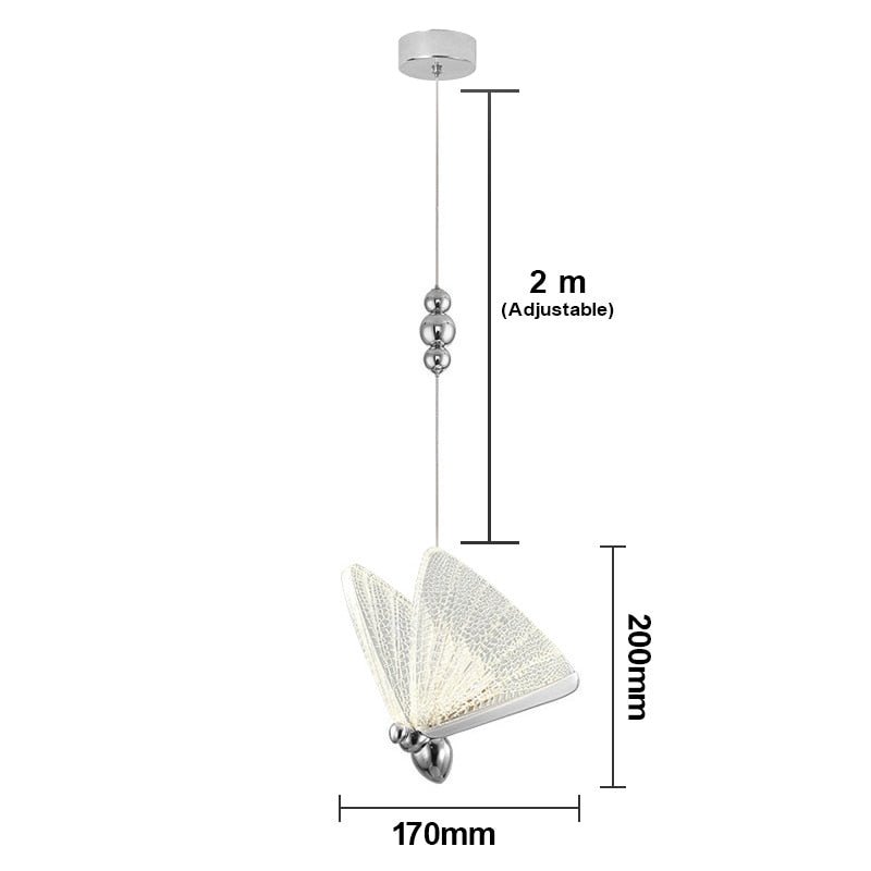 Nordic LED Butterfly Pendant Lights - Casatrail.com