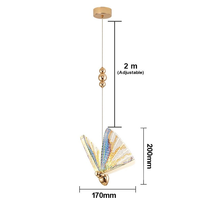 Nordic LED Butterfly Pendant Lights - Casatrail.com