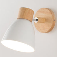 Thumbnail for Nordic Wooden Wall Lamp with Six Color Options - Casatrail.com