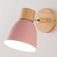 Thumbnail for Nordic Wooden Wall Lamp with Six Color Options - Casatrail.com