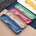 Portable Cutlery Box Knife, Fork, and Spoon Set