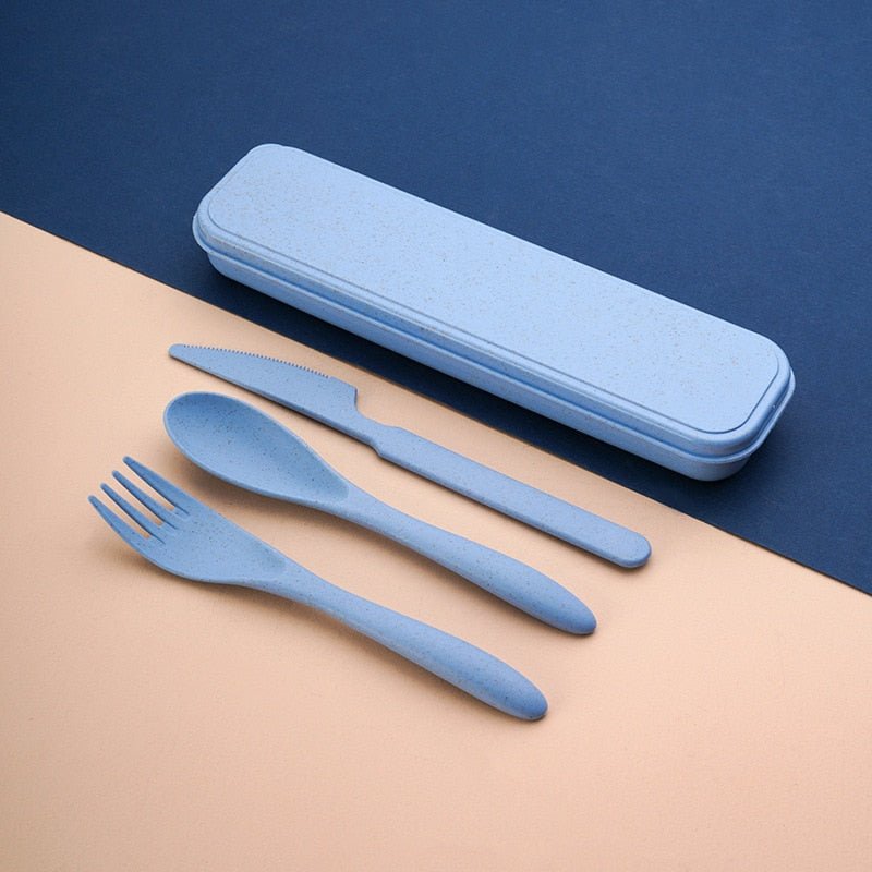 Portable Cutlery Box Knife, Fork, and Spoon Set - Casatrail.com