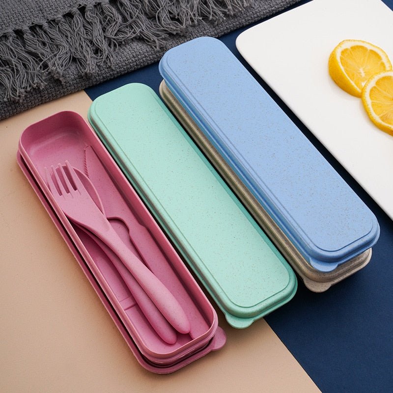 Portable Cutlery Box Knife, Fork, and Spoon Set - Casatrail.com