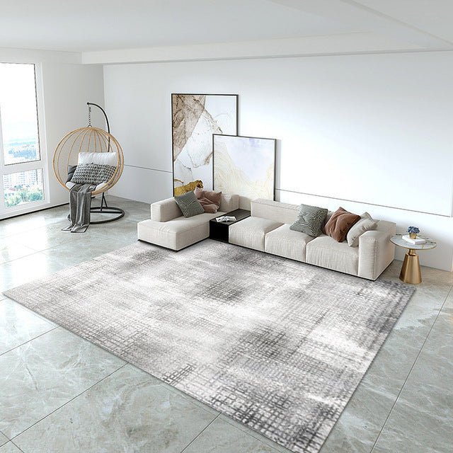 Printed Velvet Living Room Rug - Casatrail.com