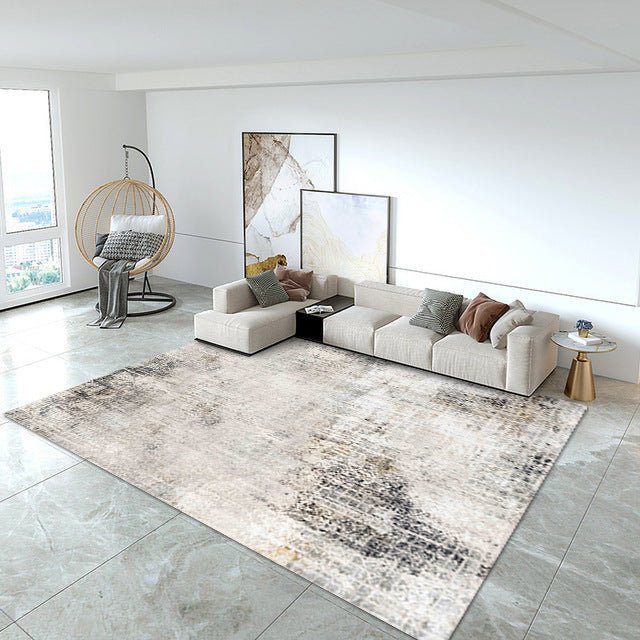 Printed Velvet Living Room Rug - Casatrail.com