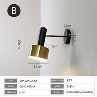 Thumbnail for Nordic modern wall lamp sconce