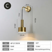 Thumbnail for Nordic modern wall lamp sconce