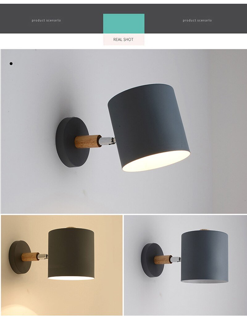 Nordic modern adjustable sconces light