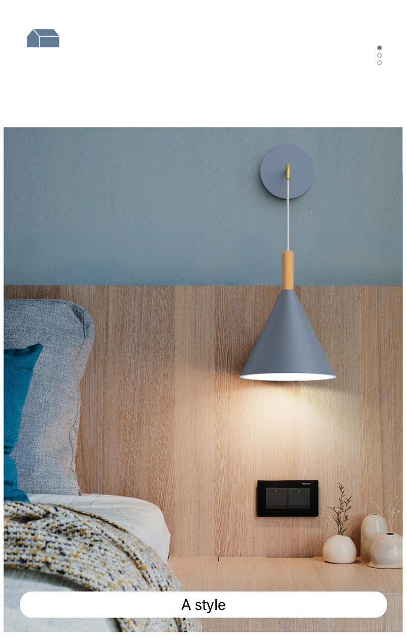 Nordic modern wall lamp sconces light