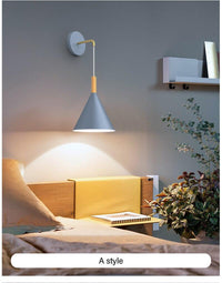 Thumbnail for Nordic modern wall lamp sconces light
