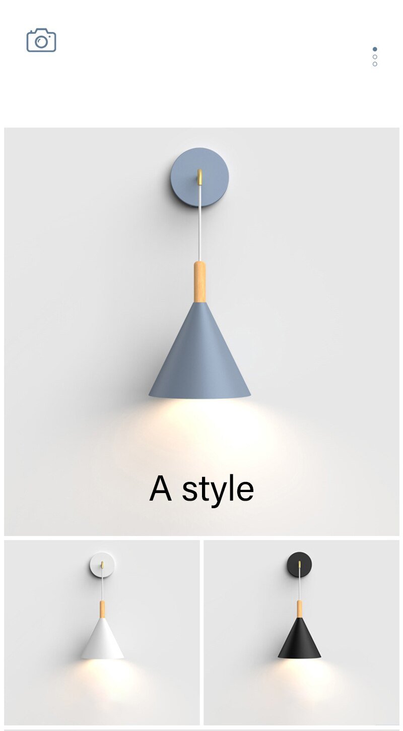 Nordic modern wall lamp sconces light
