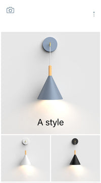 Thumbnail for Nordic modern wall lamp sconces light