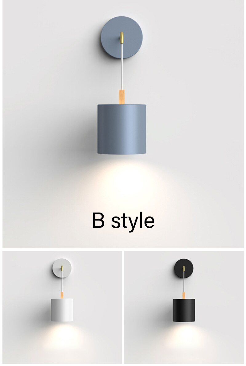 Nordic modern wall lamp sconces light