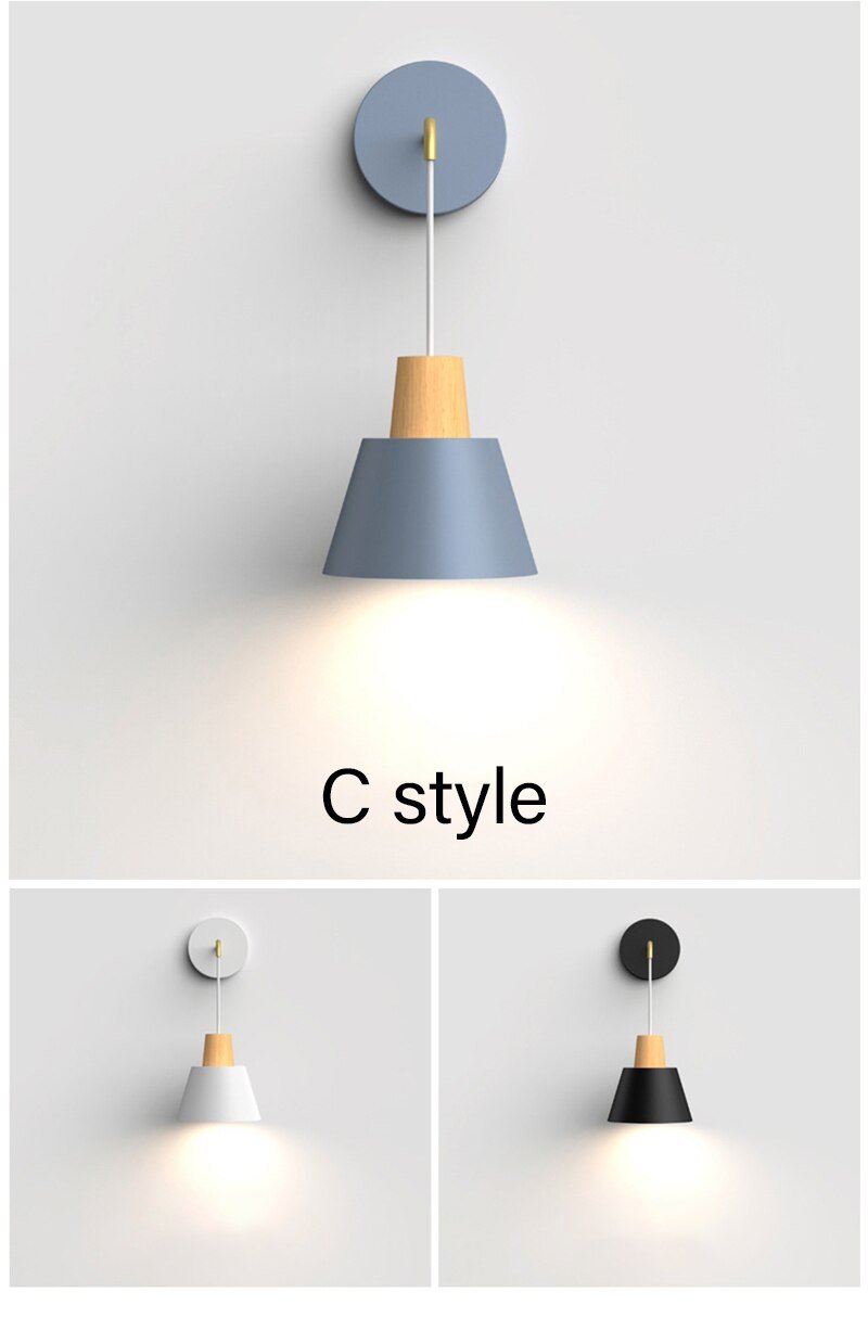 Nordic modern wall lamp sconces light