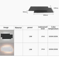 Thumbnail for Modern Creativity LED aluminum Acrylic sconces