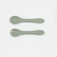 Thumbnail for Baby Food Grade Complementary Food Training Silicone Spoon Fork Sets