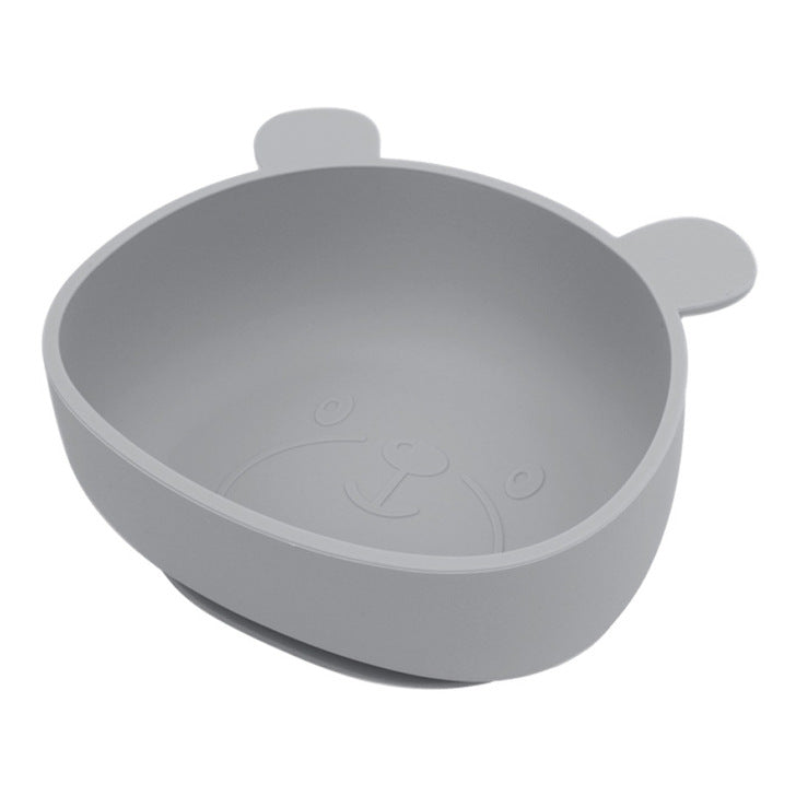 Panda Shape Food Training Silicone Bowl
