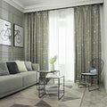 Blackout Thermal Insulated Printed Curtain for Bedroom