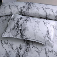 Thumbnail for Marble Pattern Bedding Sets- Duvet Cover Set