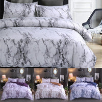 Thumbnail for Marble Pattern Bedding Sets- Duvet Cover Set