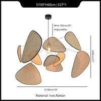 Thumbnail for Rattan Weaving Chandelier for Living Room and Dining Table - Casatrail.com