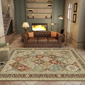 Retro Court Style Golden Living Room Rug