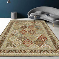 Thumbnail for Retro Court Style Golden Living Room Rug - Casatrail.com