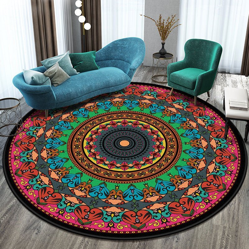 Round Bedroom and Living Room Rug - Casatrail.com