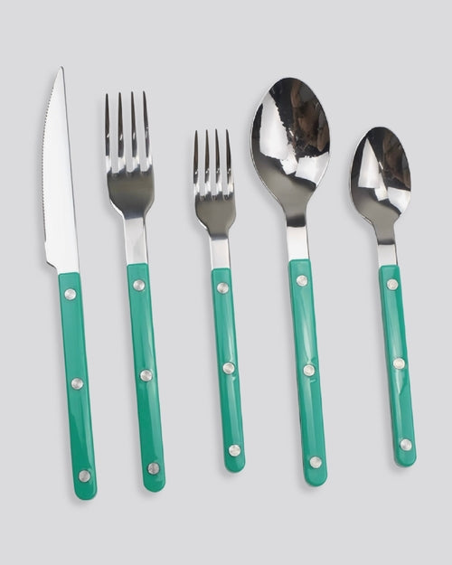 10 Pcs Modern French Rivet Cutlery Set