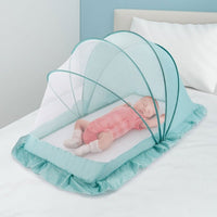 Thumbnail for Secure Foldable Baby Crib with Mosquito Net - Casatrail.com