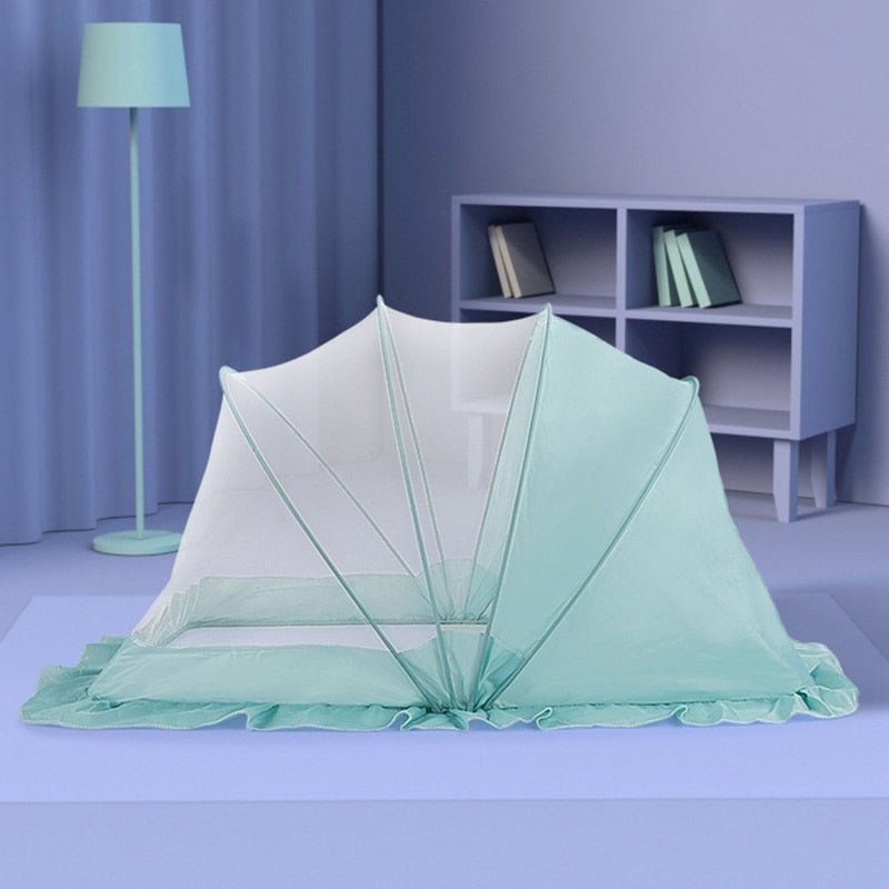 Secure Foldable Baby Crib with Mosquito Net - Casatrail.com