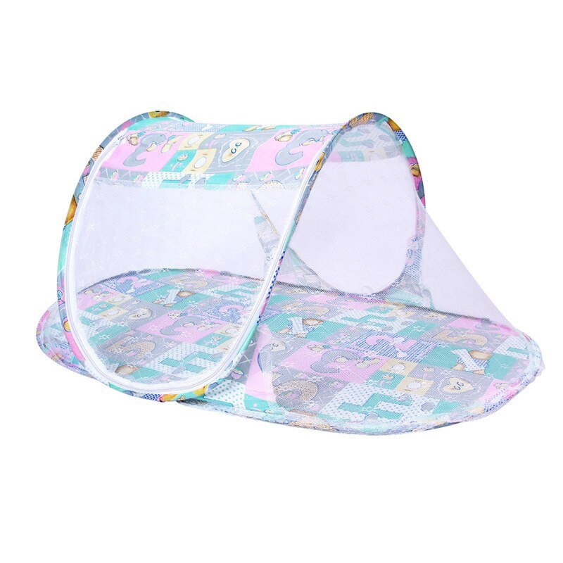 Secure Foldable Baby Crib with Mosquito Net - Casatrail.com