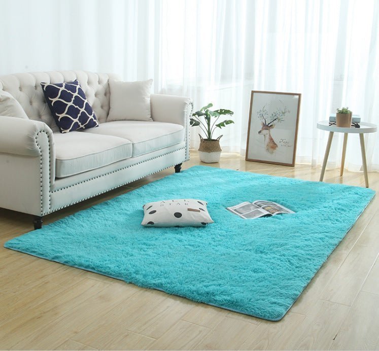 Silky Fluffy Living Room Rug - Casatrail.com
