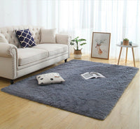 Thumbnail for Silky Fluffy Living Room Rug - Casatrail.com