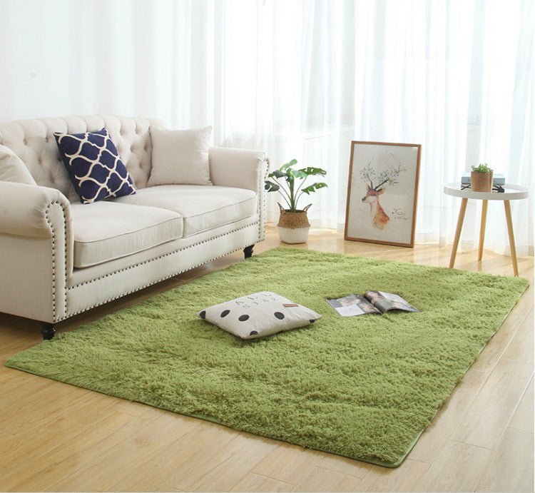 Silky Fluffy Living Room Rug - Casatrail.com