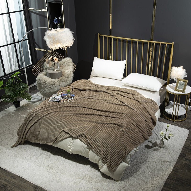 Single Layer Lazy Fleece Blanket - Casatrail.com