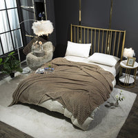 Thumbnail for Single Layer Lazy Fleece Blanket - Casatrail.com