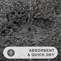 Thumbnail for Soft Plush Bathroom Rug Absorbent and Quick Dry - Casatrail.com
