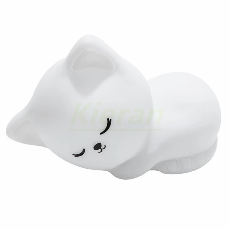 Soft Silicone Cat LED USB Rechargeable Night Light - Casatrail.com