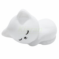 Thumbnail for Soft Silicone Cat LED USB Rechargeable Night Light - Casatrail.com